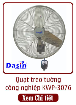 kwp-3076 quạt treo tường kwp 3076 công nghiệp