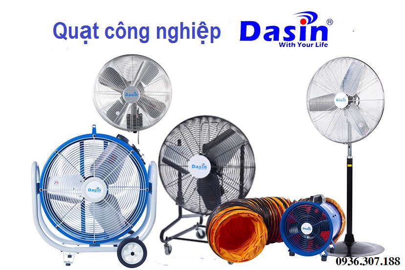Một số loại quạt công nghiệp Dasin