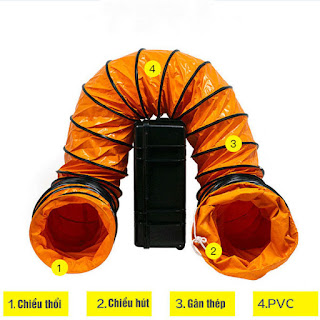 ống gió mềm chịu nhiệt 