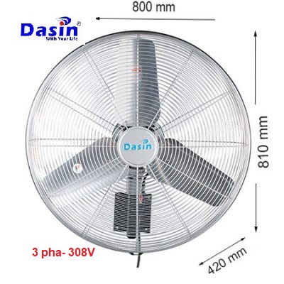quạt treo tường 3 pha 