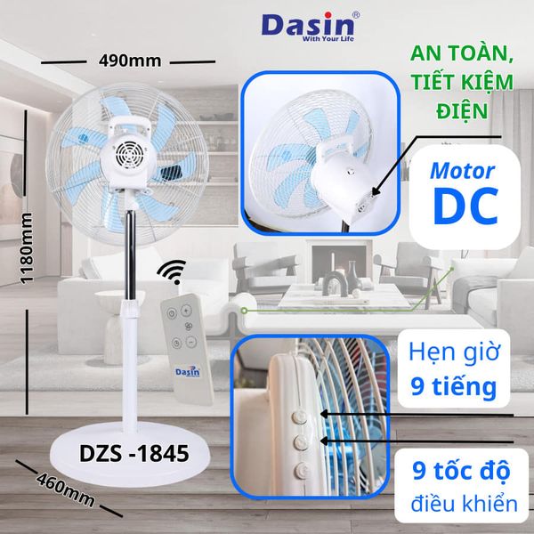 quạt đứng đảo chiều