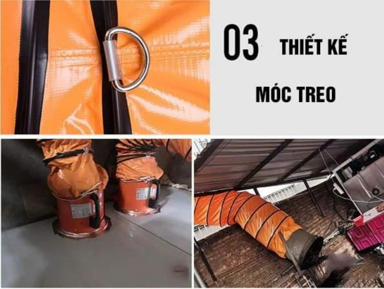 ống gió mềm chịu ở môi trường