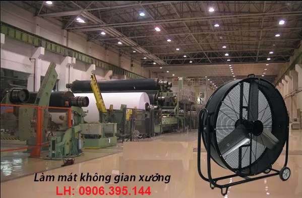 quạt sàn công nghiệp nhà xưởng