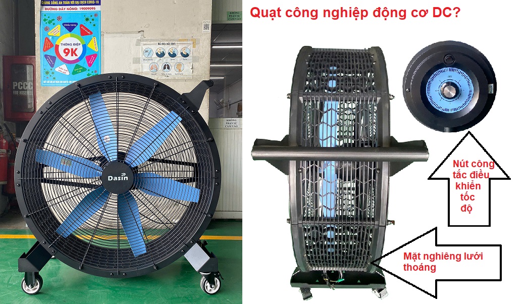 quạt công nghiệp động cơ DC