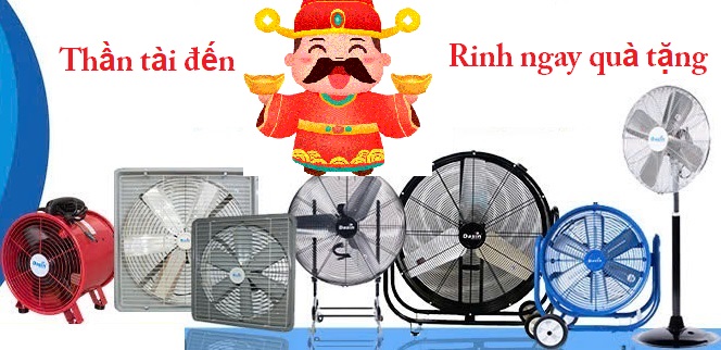 CÁc loại quạt công nghiệp Dasin