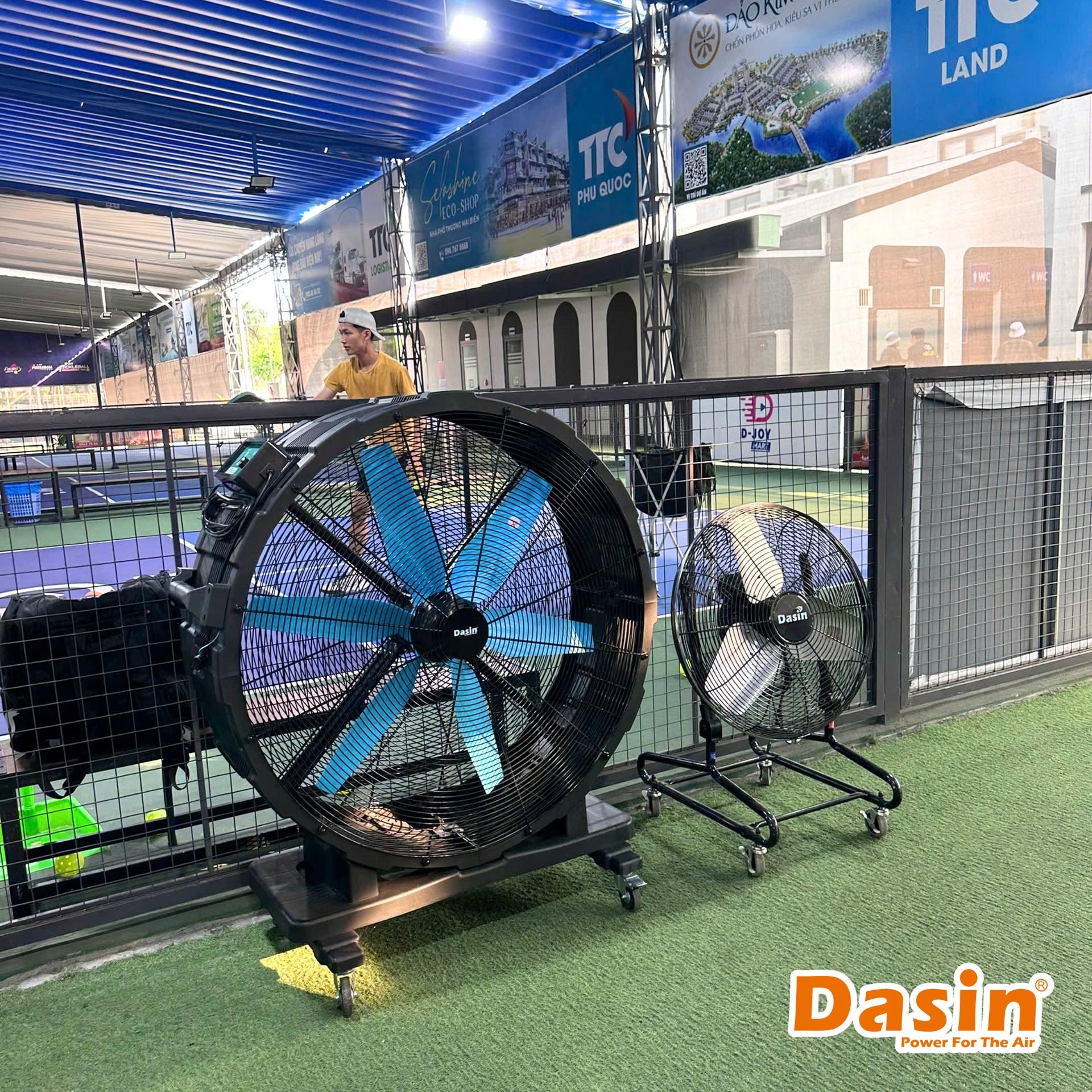 quạt sàn di động dasin 